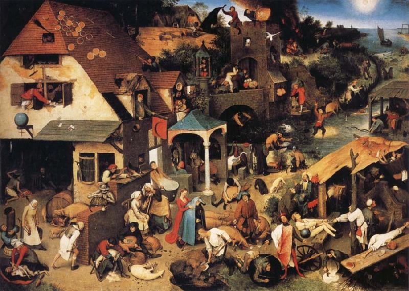 BRUEGHEL, Pieter the Younger Netherlandish Proverbs